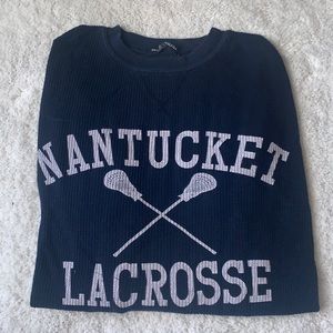 Waffle Knit Long Sleeve Tee